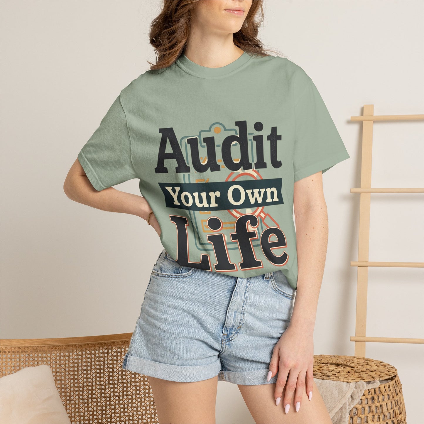 Audit Your Own Life T-Shirt — Motivational Graphic Tee for Accountants & Personal Growth