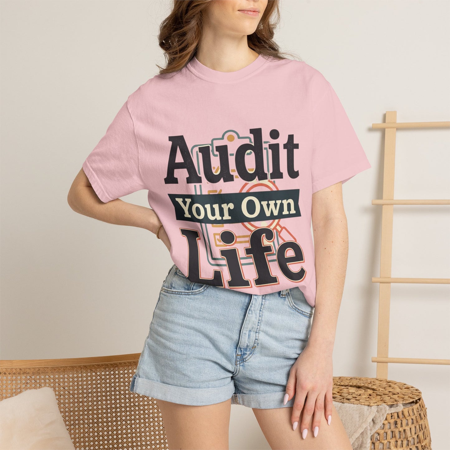 Audit Your Own Life T-Shirt — Motivational Graphic Tee for Accountants & Personal Growth