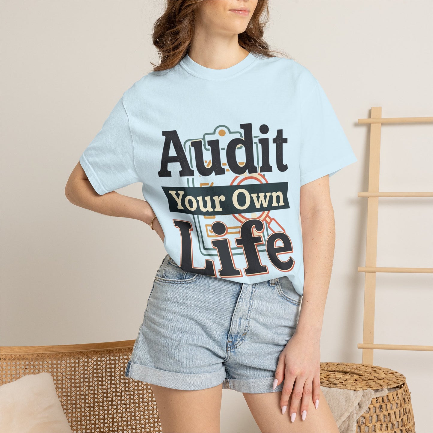 Audit Your Own Life T-Shirt — Motivational Graphic Tee for Accountants & Personal Growth