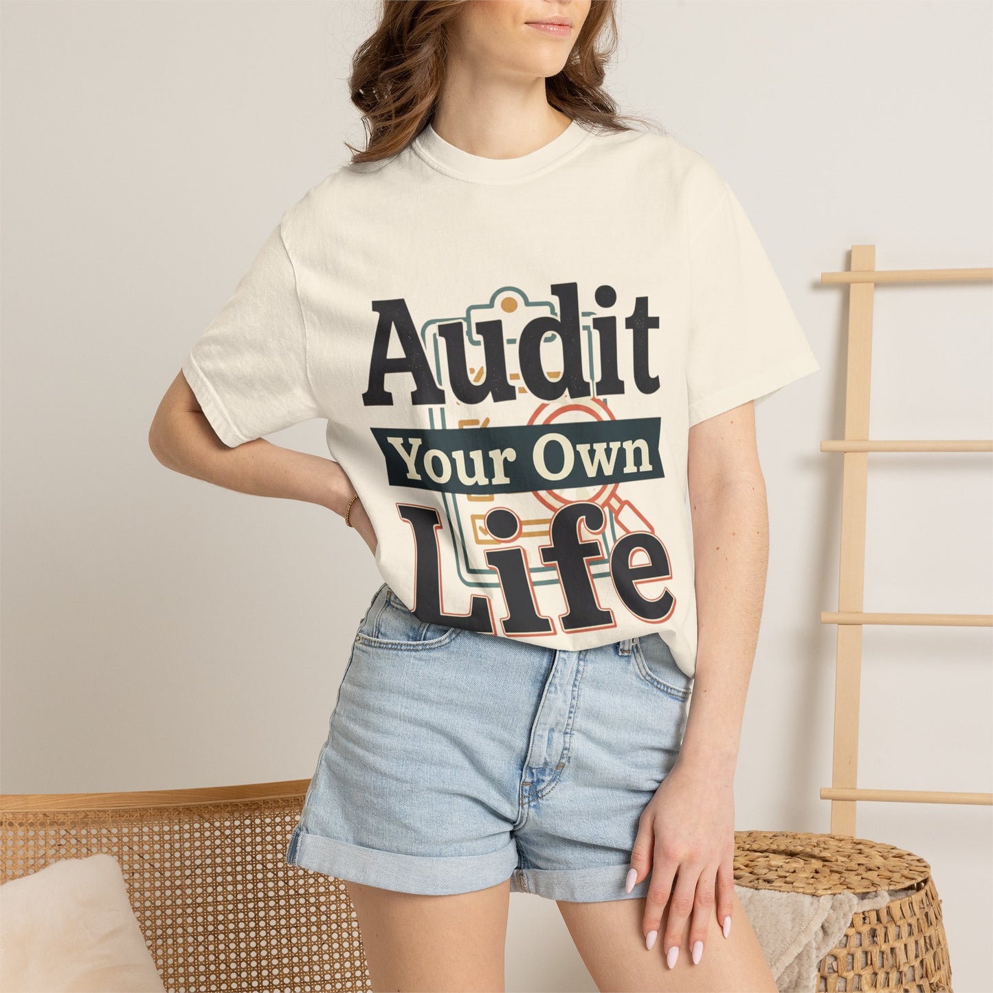 Audit Your Own Life T-Shirt — Motivational Graphic Tee for Accountants & Personal Growth